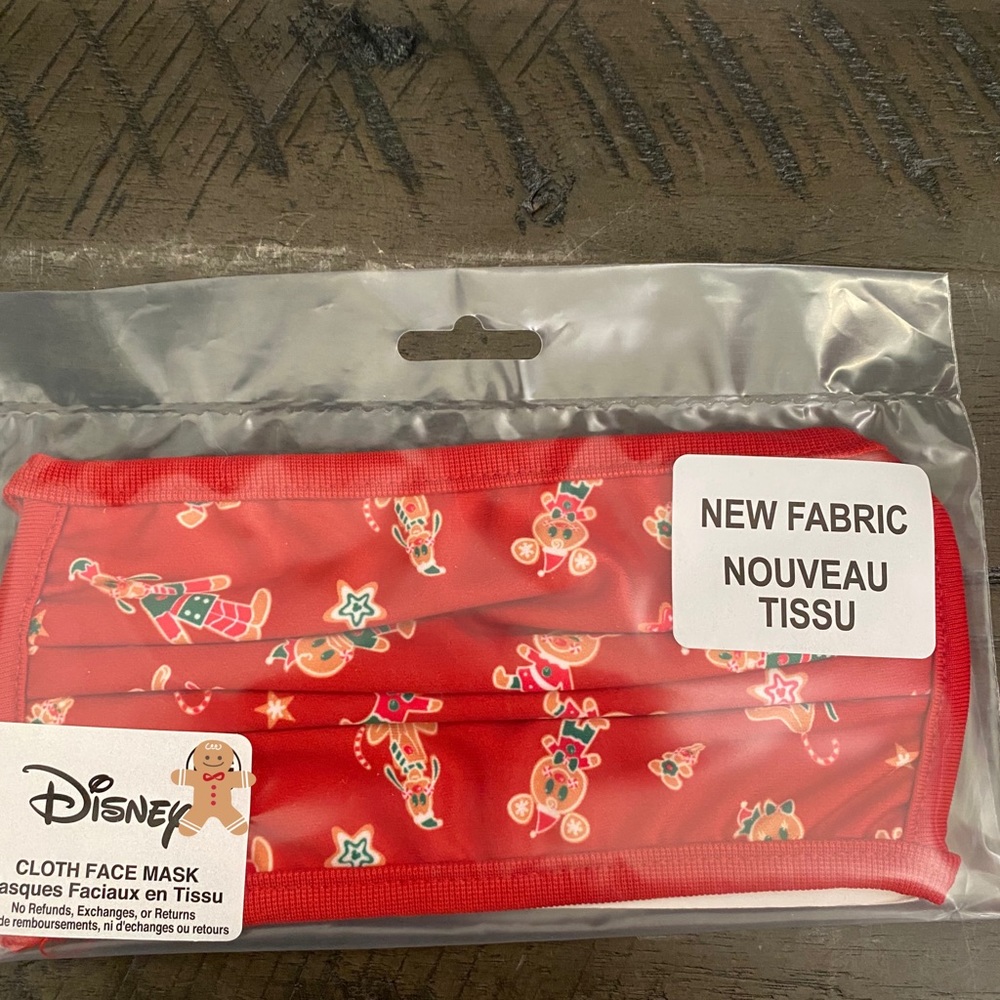 Disney Parks Christmas Gingerbread Mickey Mask